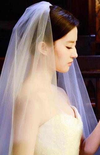 刘亦菲结婚造型图片